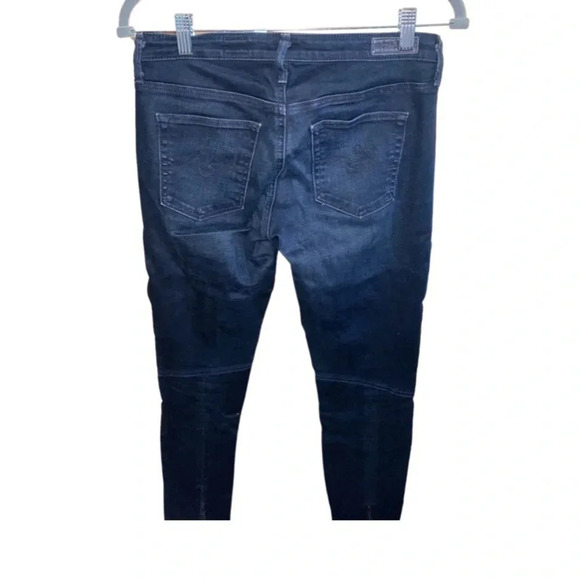 AG Jeans Moto Leggings Dark Wash Size 27 - Picture 7 of 10